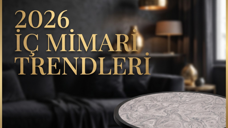 2026 İç Mimari Trendleri: Metal Ayaklı Sehpaların Yükselişi